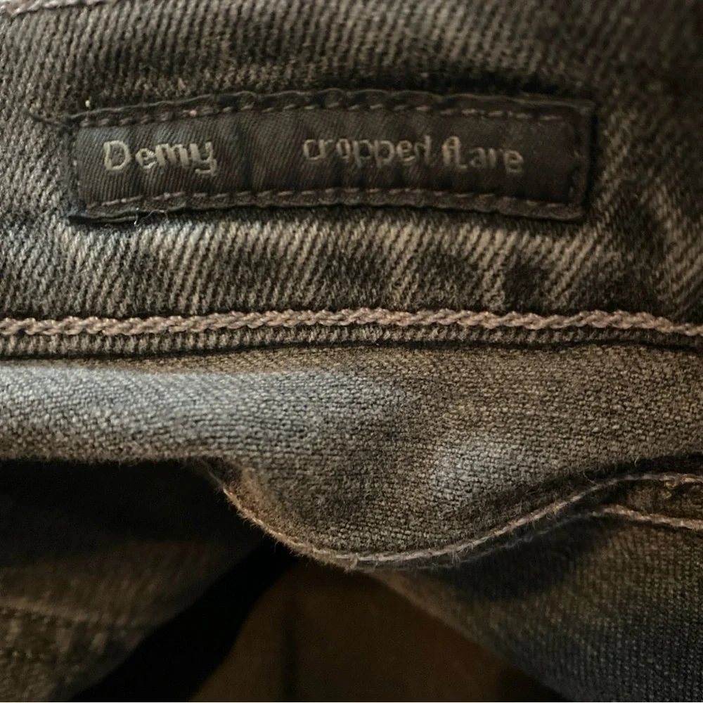 Citizens Of Humanity Jeans Demy Cropped Flare Date Night Pink Wave Size 26 Gray
